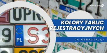 Kolory tablic rejestracyjnych – co oznaczają?