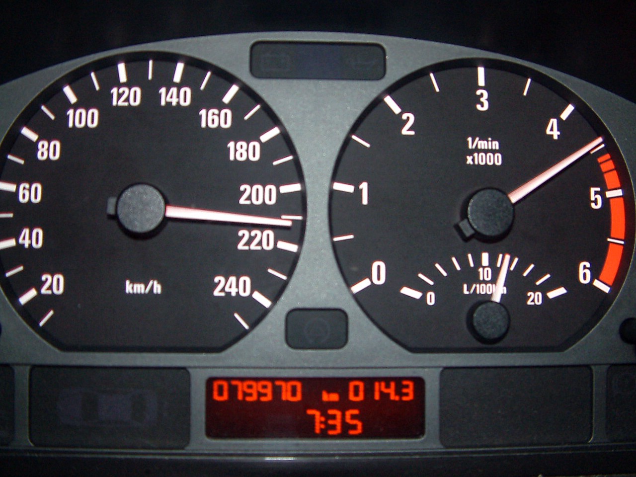 zegary BMW wysoka prędkość