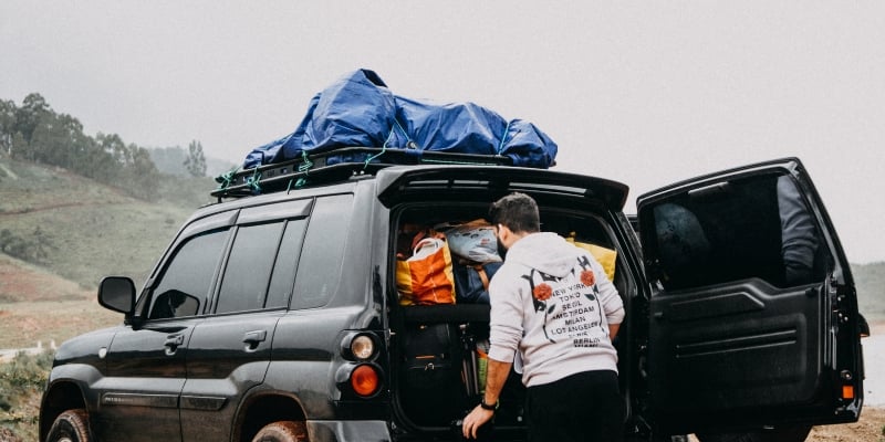 zapakowany samoch&oacute;d