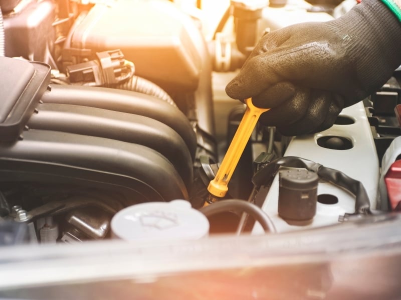 bagnet do pomiaru poziomu oleju