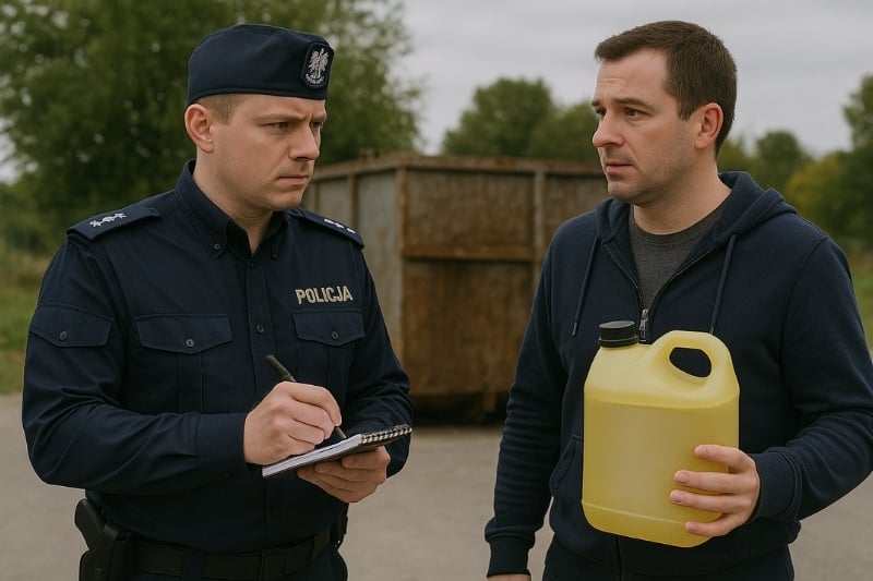 nieprawidłowa utylizacja oleju - co grozi