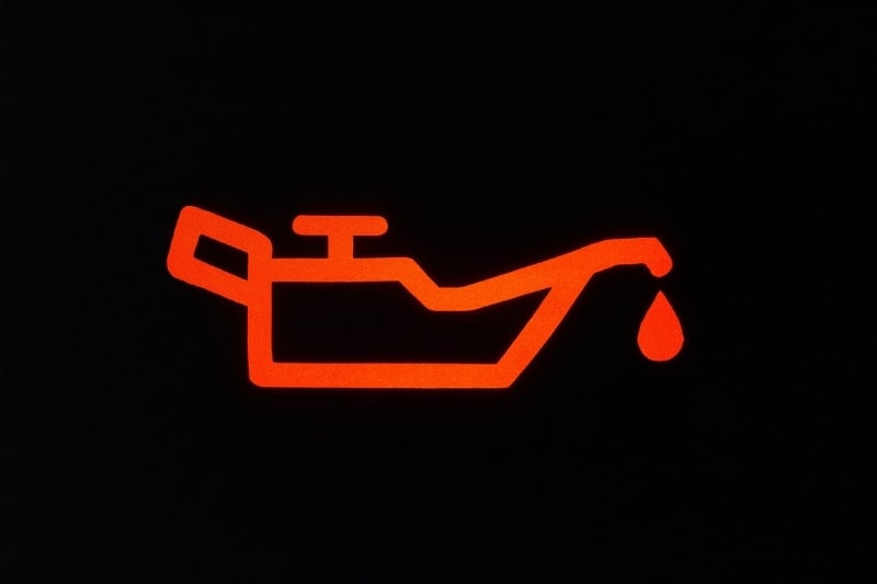 kontrolka poziomu oleju, lampa alladyna