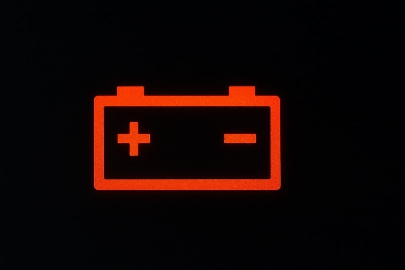 kontrolka akumulatora