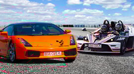 Lamborghini Gallardo vs. KTM X-BOW 