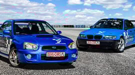 Subaru Impreza WRX vs. BMW M Power (E46) 