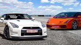 Lamborghini Gallardo vs. Nissan GTR 