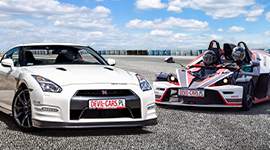 KTM X-BOW vs. Nissan GTR 