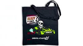 Czarna bawełniana torba