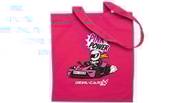 Różowa bawełniana torba