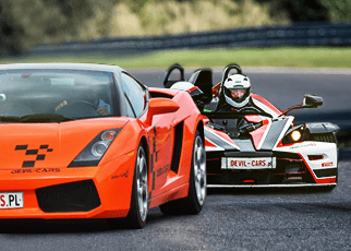 Lamborghini Gallardo vs. KTM X-BOW Lamborghini Gallardo vs. KTM X-BOW