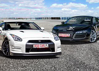 Nissan GTR vs. Audi R8 