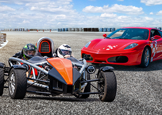 Ferrari F430 vs. Ariel Atom Ferrari F430 vs. Ariel Atom